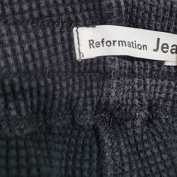 Reformation Berkeley Waffle Thermal Joggers Size Medium - Picture 7 of 8